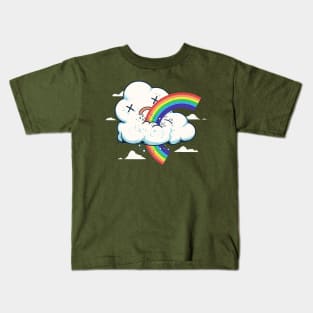 Cloud Hates Rainbow T Shirt Kids T-Shirt